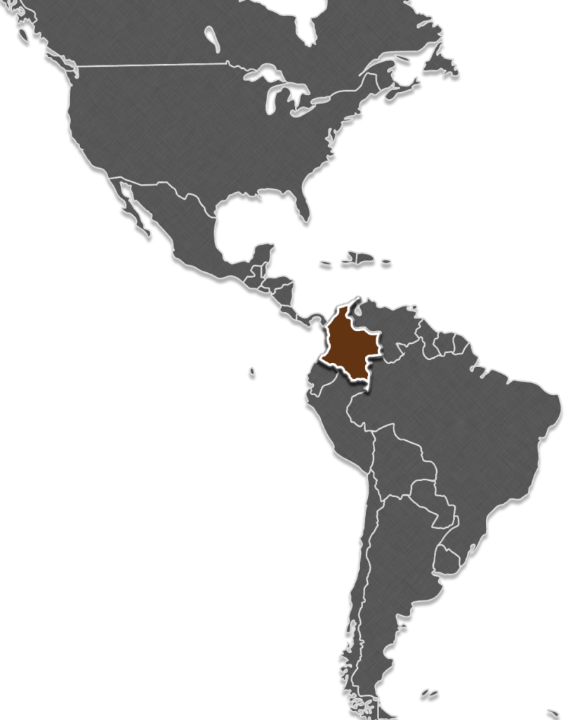 map colombia